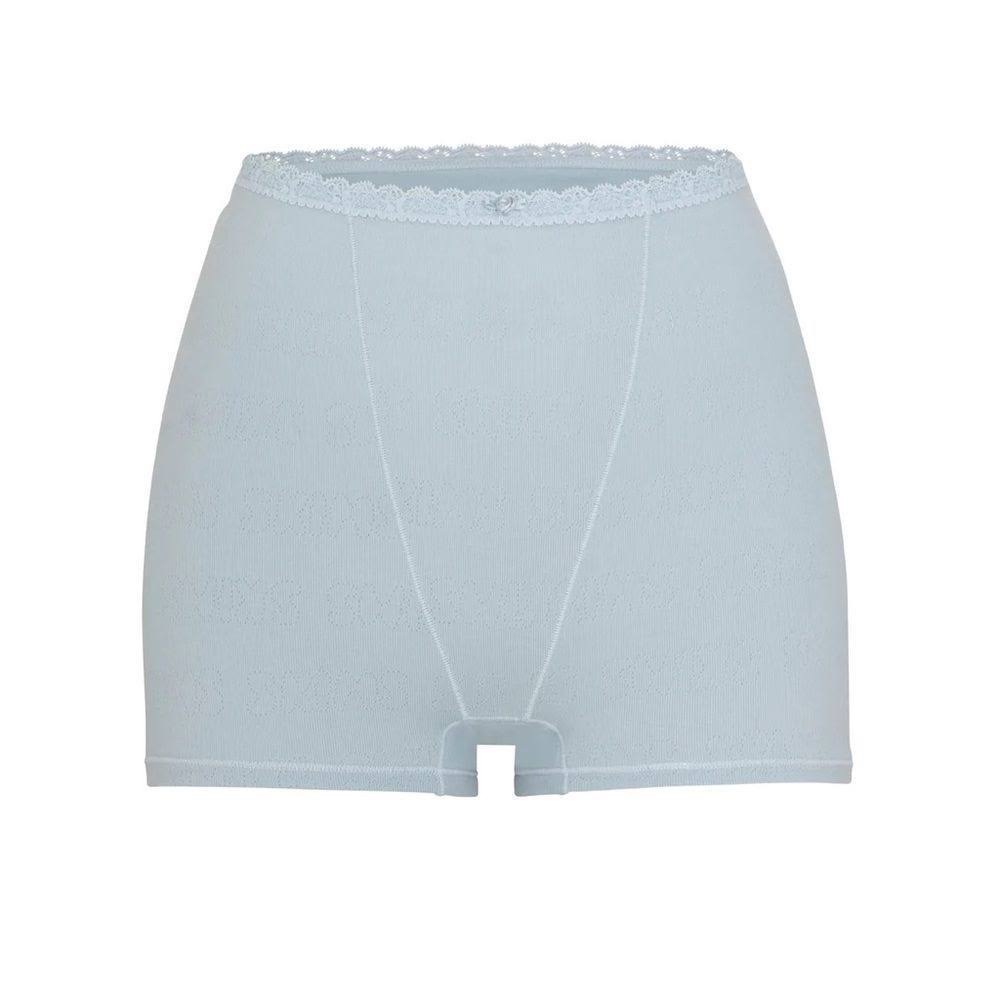 Skims Lace Pointelle Hot Shorts